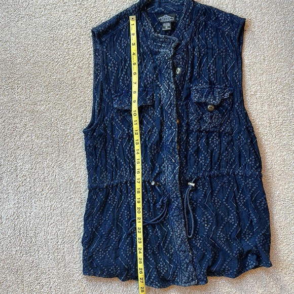 Casual Vest Long Textured SUPER FAST SHIPPING - Picture 5 of 15